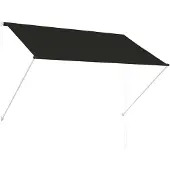 vidaXL Luifel uittrekbaar 200x150 cm antraciet