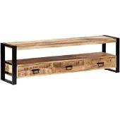 vidaXL Tv-meubel 150x30x45 cm massief mangohout