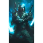 Komar Fotobehang Bounty Hunter - Blauw - 2,50m X 150cm