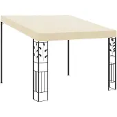 vidaXL Wandprieel 3x3x2,5 m crème