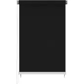 vidaXL Buitenrolgordijn, 165 (breedte) x 230 (hoogte) cm, zwart