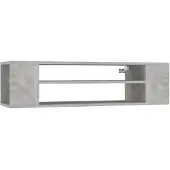 vidaXL Tv-hangmeubel 100x30x26,5 cm bewerkt hout betongrijs
