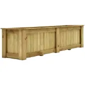 vidaXL Plantenbak verhoogd 196x50x50 cm geïmpregneerd grenenhout
