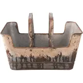 Clayre & Eef Planthouder 45x28x23 cm ijzer rechthoek bloempot binnen
