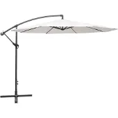 vidaXL Zweefparasol 3,5 m zandwit