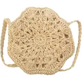 Clayre & Eef Juleeze Handtas Dames ? 20 Cm Beige Polyester Tas Damestas Tas
