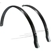 Eurofender Spatbordenset snello 28 inch 46 mm kunststof zwart
