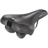 Selle Monte Grappa Zadel Mula Skay Black, gemaakt van elastomeer