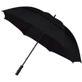 Impliva ECO - Golfparaplu - ECO-vriendelijk - Ø 120 cm - Zwart