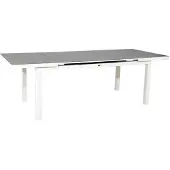 Oosterik Home Uitschuifbare dining tafel Plainfield Sky White