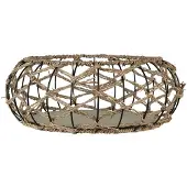 Clayre & Eef Bruine Mand Ø 39*15 cm 6RO0548