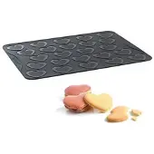 Mastrad Macarons bakmat, hartjes large - Mastrad