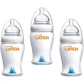 Munchkin Babyfles - 3-pack Latch bottle - baby fles 240ml - Anti-Colic babyflesje