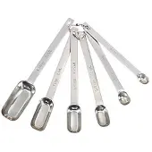 Kitchencraft - Set van 6 professionele maatlepels - Masterclass
