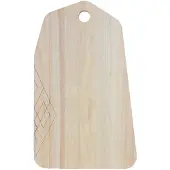 Vepa Bins Snijplank Organic - Rubberhout Met Leer - Tritic - L - Tak Design