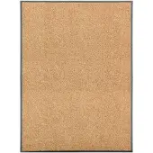 vidaXL Deurmat wasbaar 90x120 cm crème