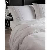 Papillon Dekbedovertrek Madrid Wit Percal-200 x 200 / 220 cm | 2-Persoons
