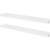 vidaXL Wandplanken 4 st 100 cm wit