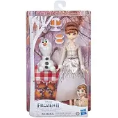 Disney Frozen 2 Anna en Olaf's Herfst Picknick, Olaf Pop, Anna Pop met Jurk en Modeaccessoires