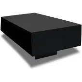 vidaXL Salontafel hoogglans zwart