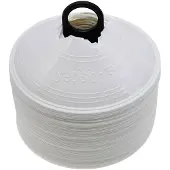 Precision trainingshoedjes 20 cm wit 51-delig