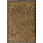 vidaXL Deurmat wasbaar 60x90 cm bruin