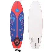 vidaXL Surfplank 170 cm blauw en rood