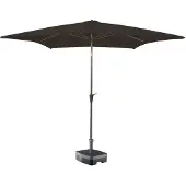 Kopu altea parasol vierkant 230x230 cm met windvanger -