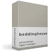 Beddinghouse Topper Hoeslaken Sand (Percal)-90 x 200 cm