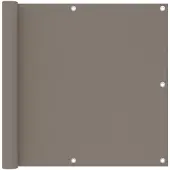 vidaXL Balkonscherm 90x300 cm oxford stof taupe