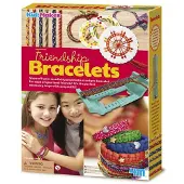 4M Knutselen - Maak Zelf Vriendschapsarmbandjes - Creatief Speelgoed - Hobbypakket - KidzMaker - 5+