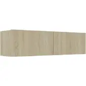 vidaXL Tv-meubel 120x30x30 cm bewerkt hout sonoma eikenkleurig