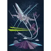 Komar Fotobehang X-wing - Paars - 2,80m X 200cm