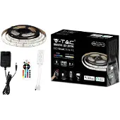 V-TAC Slimme LED-strips - 5 meter - Bouwpakketten - IP65 - RGB+3IN1
