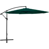 vidaXL Zweefparasol 3,5 m groen