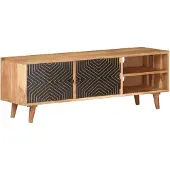 vidaXL Tv-meubel 115x30x39 cm massief acaciahout