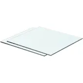 vidaXL Schappen 2 st 40x30 cm glas transparant