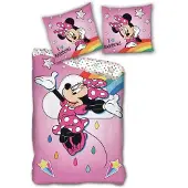 Disney Minnie Mouse Dekbedovertrek Rainbows- 140 x 200 cm - Polyester
