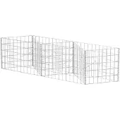 vidaXL Gabion mand 120x30x50 cm gegalvaniseerd staal