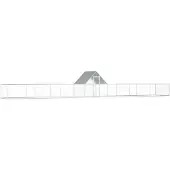 vidaXL Kippenren 14x2x2 m gegalvaniseerd staal