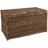 Sweet living Bruine Rieten Opbergmand - 75x40xh40 Cm