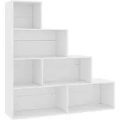 vidaXL Boekenkast/kamerscherm 155x24x160 cm bewerkt hout wit