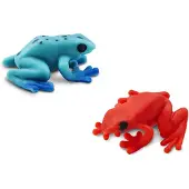 Safari Ltd Poison Dart Frogs Good Luck Minis Figure Veelkleurig From 3 Years Kinderen