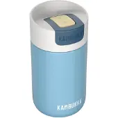 Kambukka Olympus Thermosbeker 300 ml - makkelijk reinigen - lekvrije Koffiebeker - RVS - Silk Blue