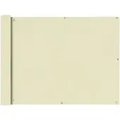 vidaXL Balkonscherm oxfordtextiel 90x600 cm crème