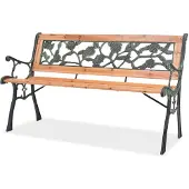 vidaXL Tuinbank met rozenmotief hout online kopen