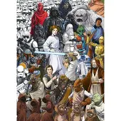 Komar Fotobehang Star Wars Classic Cartoon Collage - Meerkleurig - 2,54m X 184cm