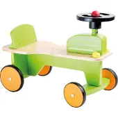 Small Foot Loopfiets Met 4 Wielen Loopfiets Tractor Junior Groen