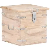 vidaXL Opbergkist 40x40x40 cm massief acaciahout