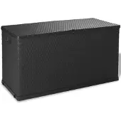 vidaXL Opbergbox voor in de tuin 420 L antraciet
